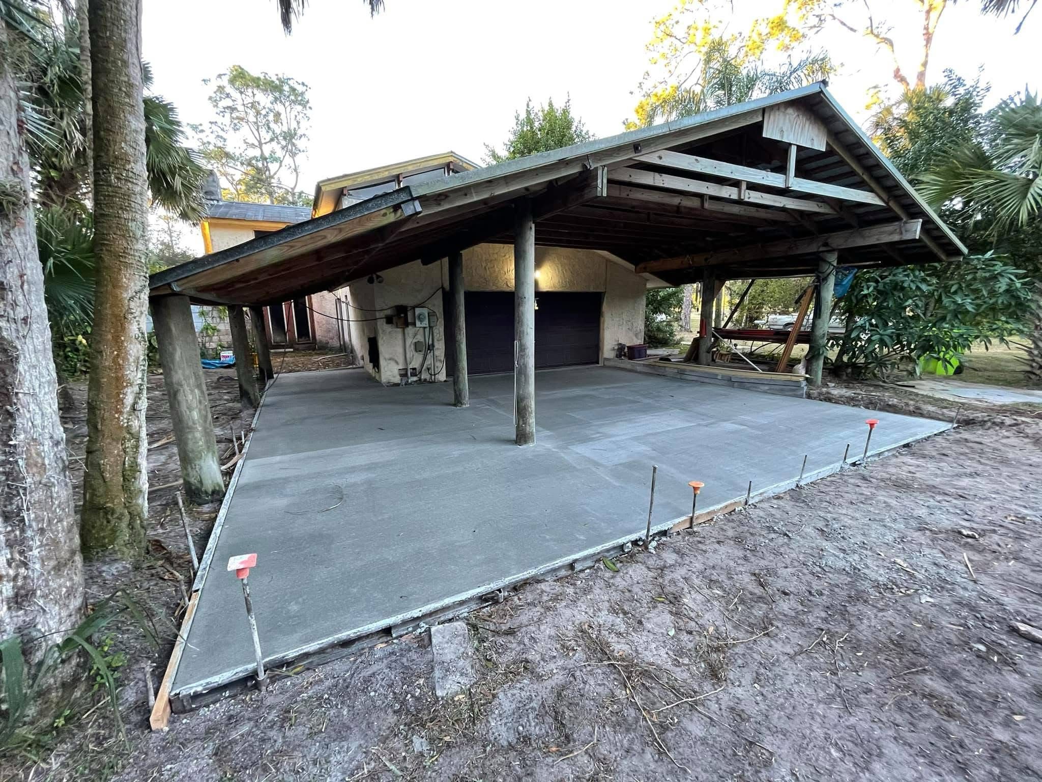 Concrete Carport Slab