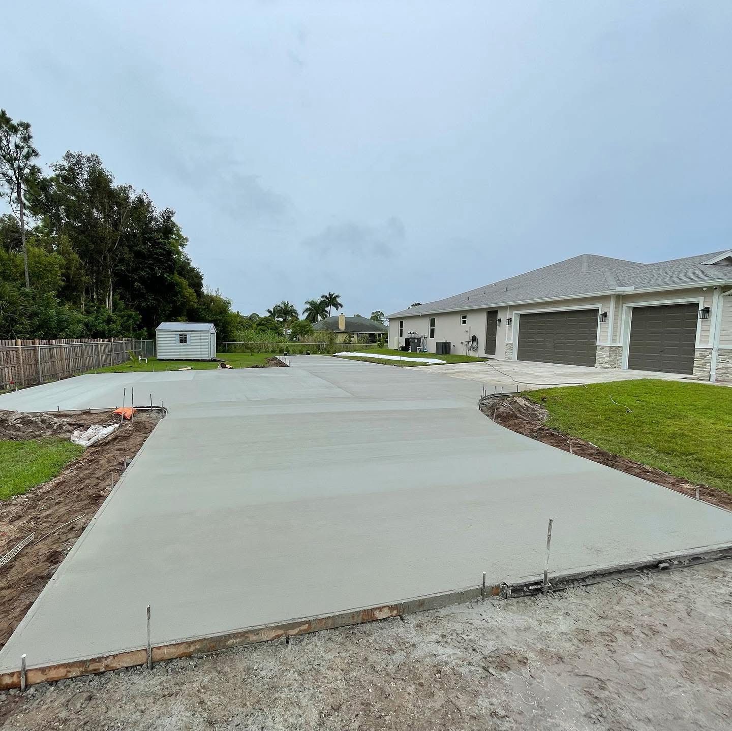 Large Residential Concrete Slab